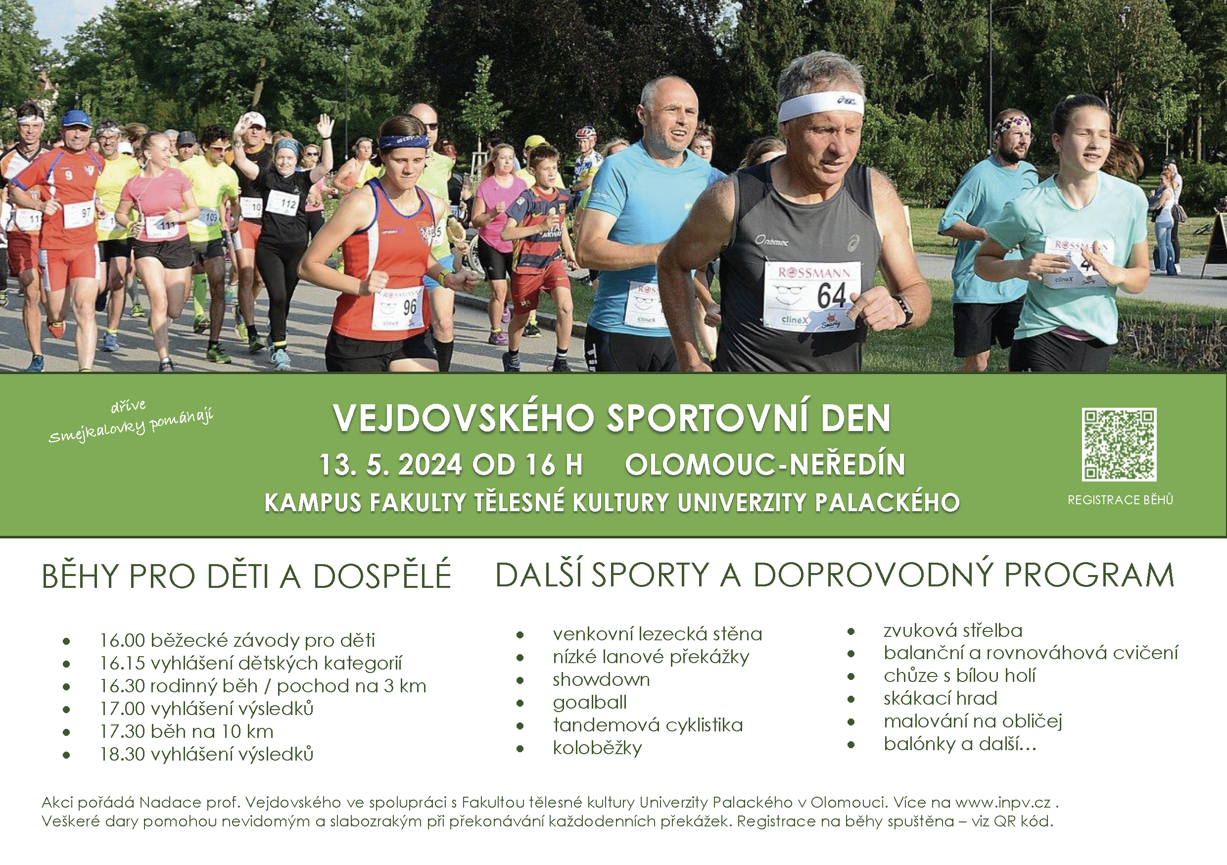 Vejdovského sportovní den 2024 - plakát